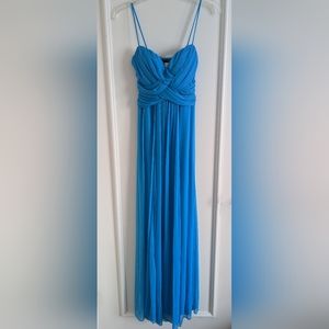 Sky Blue Maxi Spaghetti Strap Dress